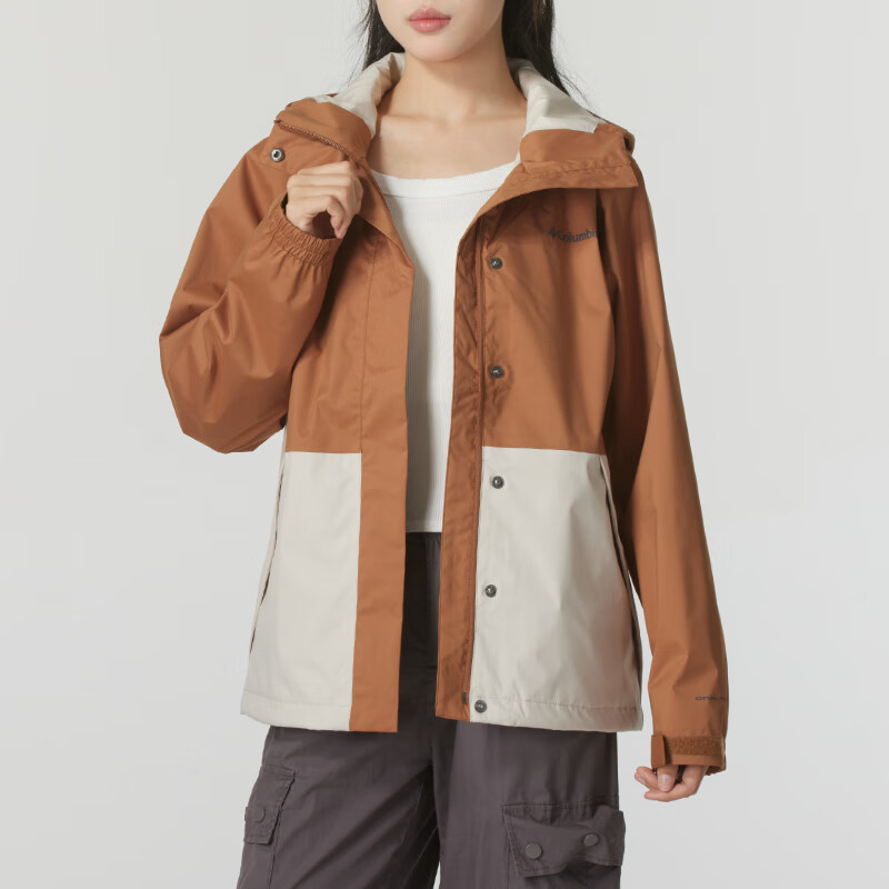 (Women) Columbia Brown Waterproof Breathable Training Casual Hooded Jacket XR2436-224 圖 5