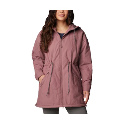 (Women) Columbia Crystal Crest™ Rose Pink Hooded Soft Comfortable Jacket 2051521-609