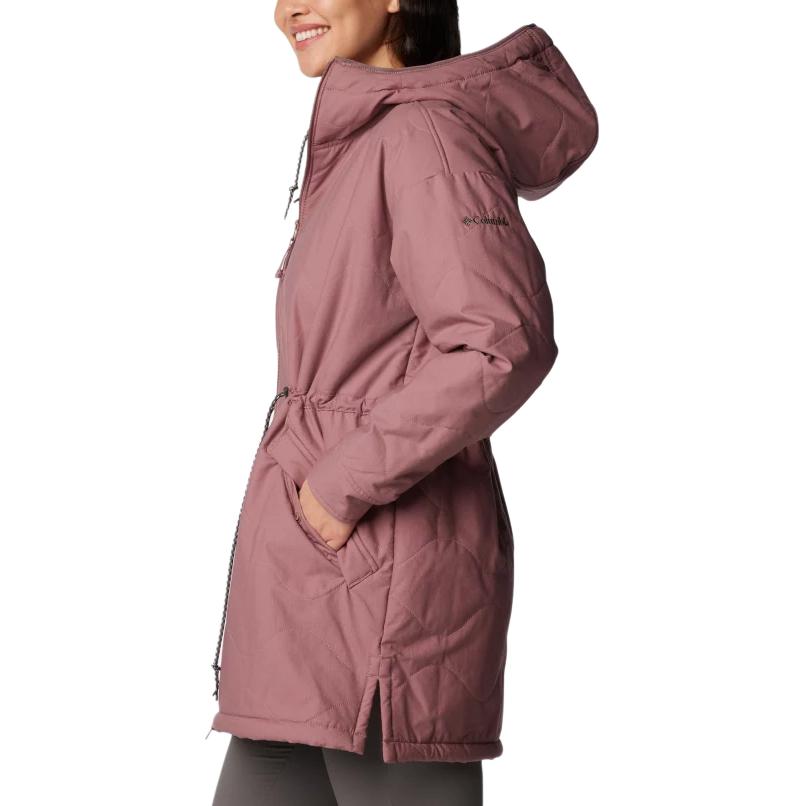 (Women) Columbia Crystal Crest™ Rose Pink Hooded Soft Comfortable Jacket 2051521-609 圖 4