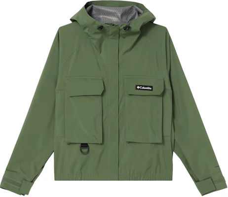 (W) 哥伦比亚绿色防水防风印花连帽拉链夹克 WR4658-352 Buy (W) 哥伦比亚绿色防水防风印花连帽拉链夹克 WR4658-352