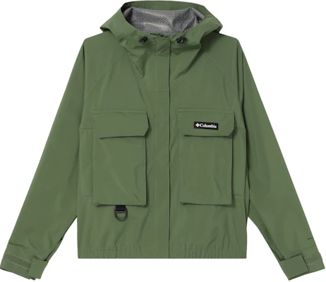 (W) 哥伦比亚绿色防水防风印花连帽拉链夹克 WR4658-352 Order (W) 哥伦比亚绿色防水防风印花连帽拉链夹克 WR4658-352
