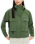 Shop (W) 哥伦比亚绿色防水防风印花连帽拉链夹克 WR4658-352