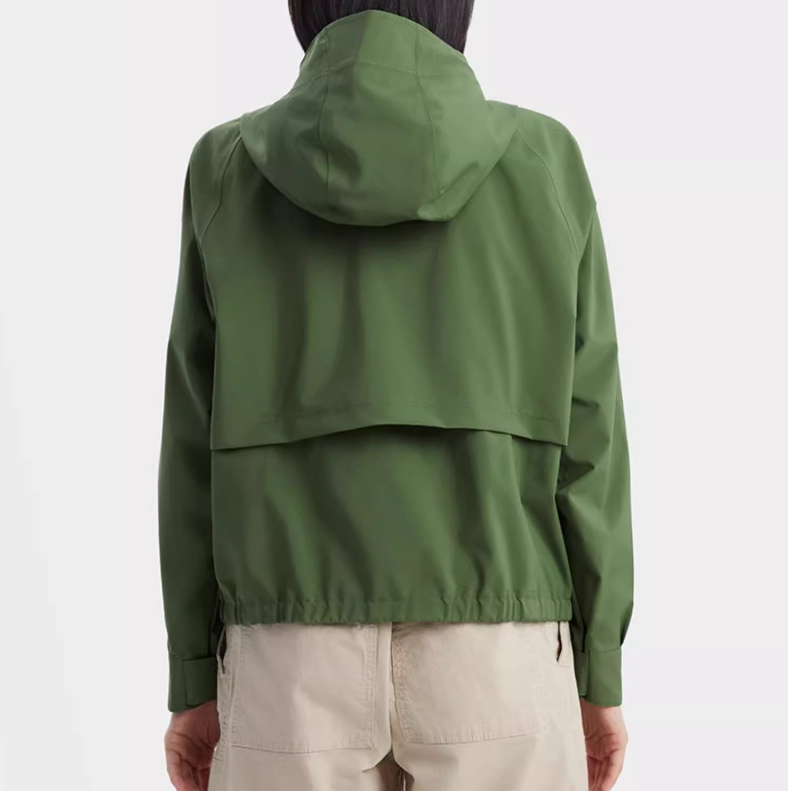 Details for (W) 哥倫比亞綠色防水防風印花拉鍊連帽外套 WR4658-352