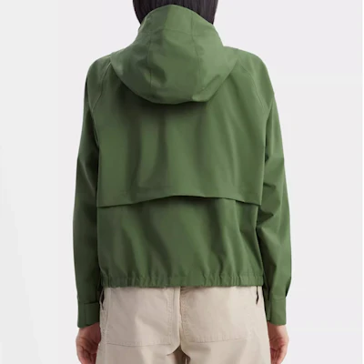 (W) 哥伦比亚绿色防水防风印花连帽拉链夹克 WR4658-352 Details for (W) 哥伦比亚绿色防水防风印花连帽拉链夹克 WR4658-352