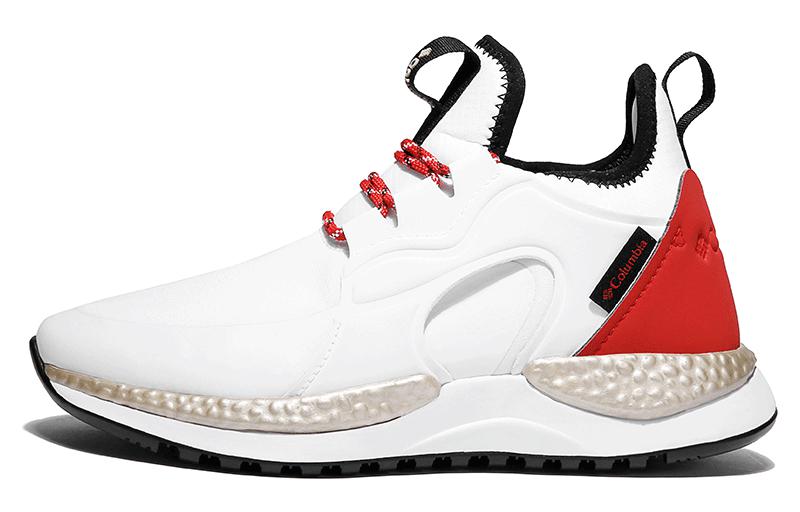 (Women) Columbia High-Top Outdoor 'White Red' BL0171-100