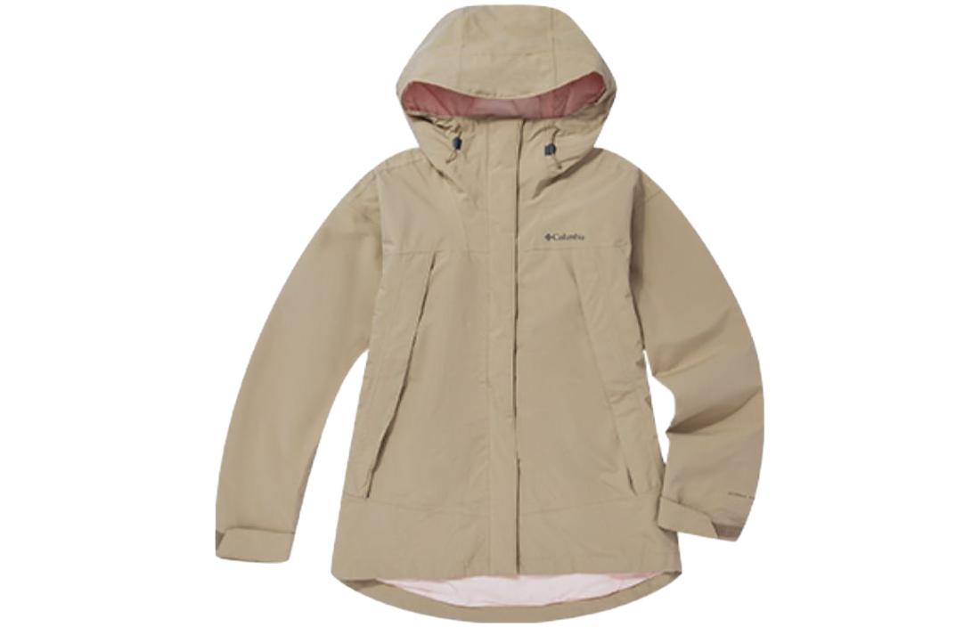 (Women) Columbia Khaki 3-in-1 Softshell Jacket with Gold Heat Technology WR0857-214