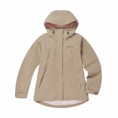 (Women) Columbia Khaki 3-in-1 Softshell Jacket with Gold Heat Technology WR0857-214