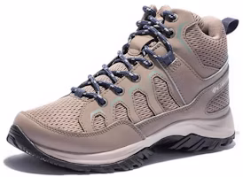 (Women) Columbia Light Brown Mid Hiking Shoes - Comfortable, Slip-Resistant, Durable BK4873-240 (Women) Columbia Light Brown Mid Hiking Shoes - Comfortable, Slip-Resistant, Durable BK4873-240