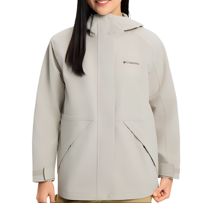 Purchase (W) 哥倫比亞淺灰防水軟殼連帽風衣外套 XR5295-278