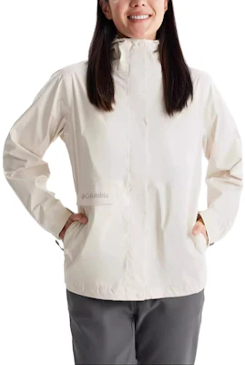 (W) Columbia 輕量防水風衣外套 象牙色 連帽休閒風衣 XR3937-191 Shop (W) Columbia 輕量防水風衣外套 象牙色 連帽休閒風衣 XR3937-191