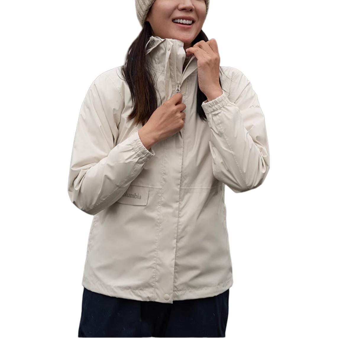 Purchase (W) Columbia 輕量防水風衣外套 象牙色 連帽休閒風衣 XR3937-191