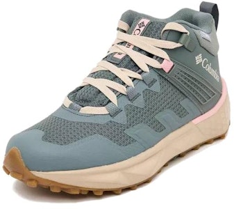 (W) Columbia Sepatu Mid-Top Luar Ruangan 'Abu-Abu Hijau' BL7615-342 Order (W) Columbia Sepatu Mid-Top Luar Ruangan 'Abu-Abu Hijau' BL7615-342