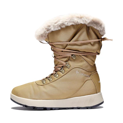 (W) Columbia Mid-Cut Snow Boot 'Brown Waterproof Warm'