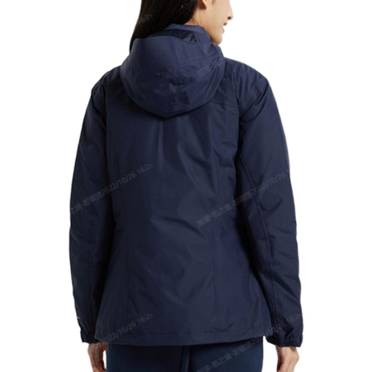 (Women) Columbia Navy 3-in-1 Waterproof Jacket with Solid Logo Print PL7204-473 圖 5