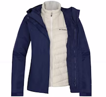 (Women) Columbia Omni-Heat 700-Fill 3-in-1 Detachable Blue Jacket for Outdoors PL7204466 (Women) Columbia Omni-Heat 700-Fill 3-in-1 Detachable Blue Jacket for Outdoors PL7204466