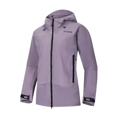 (Women) Columbia Omni-Tech 3L Slim Fit Hooded Zip Jacket Raincoat WR6042