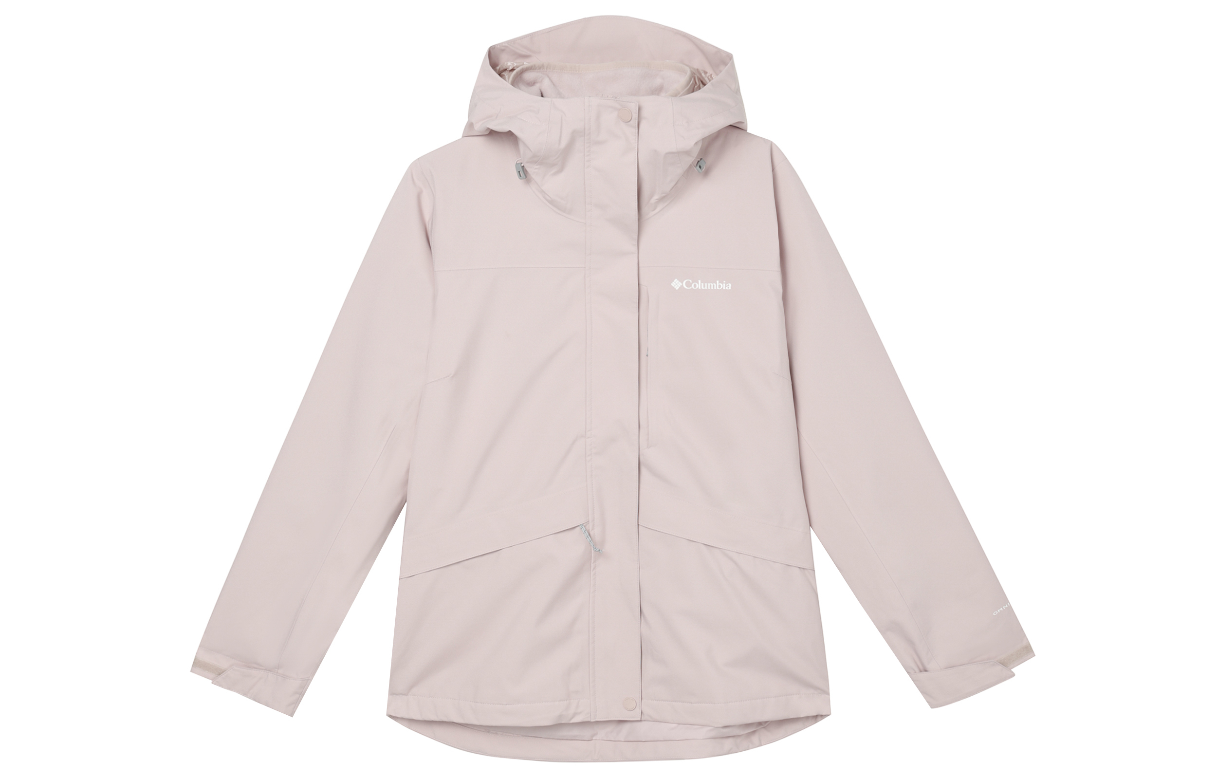 (Women) Columbia Pink 3-in-1 Waterproof Fleece Jacket with Logo, Fall 2024 XR4801-618