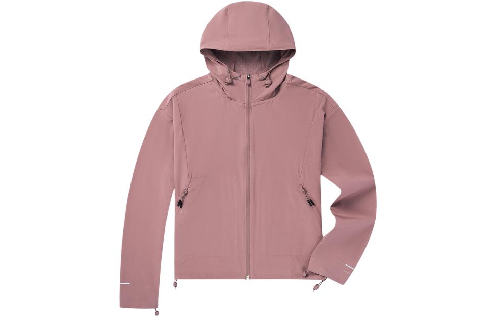 (Women) Columbia Pink Hoodie Jacket - Breathable, Moisture-Wicking Casualwear AR7595-609