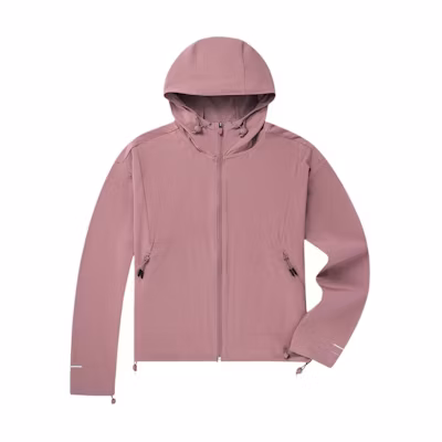 (Women) Columbia Pink Hoodie Jacket - Breathable, Moisture-Wicking Casualwear AR7595-609