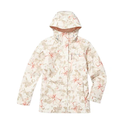 (Women) Columbia Pink Waterproof 3-in-1 Jacket with Logo Print and Detachable Liner WR0635-192