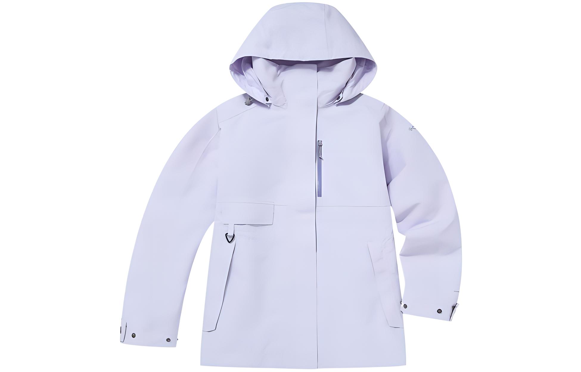 (Women) Columbia Reflective Logo Waterproof Softshell Jacket Light Purple WR7866-568