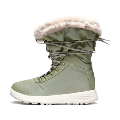 (W) Columbia Snow Boot Mid 'Warm Waterproof Green'