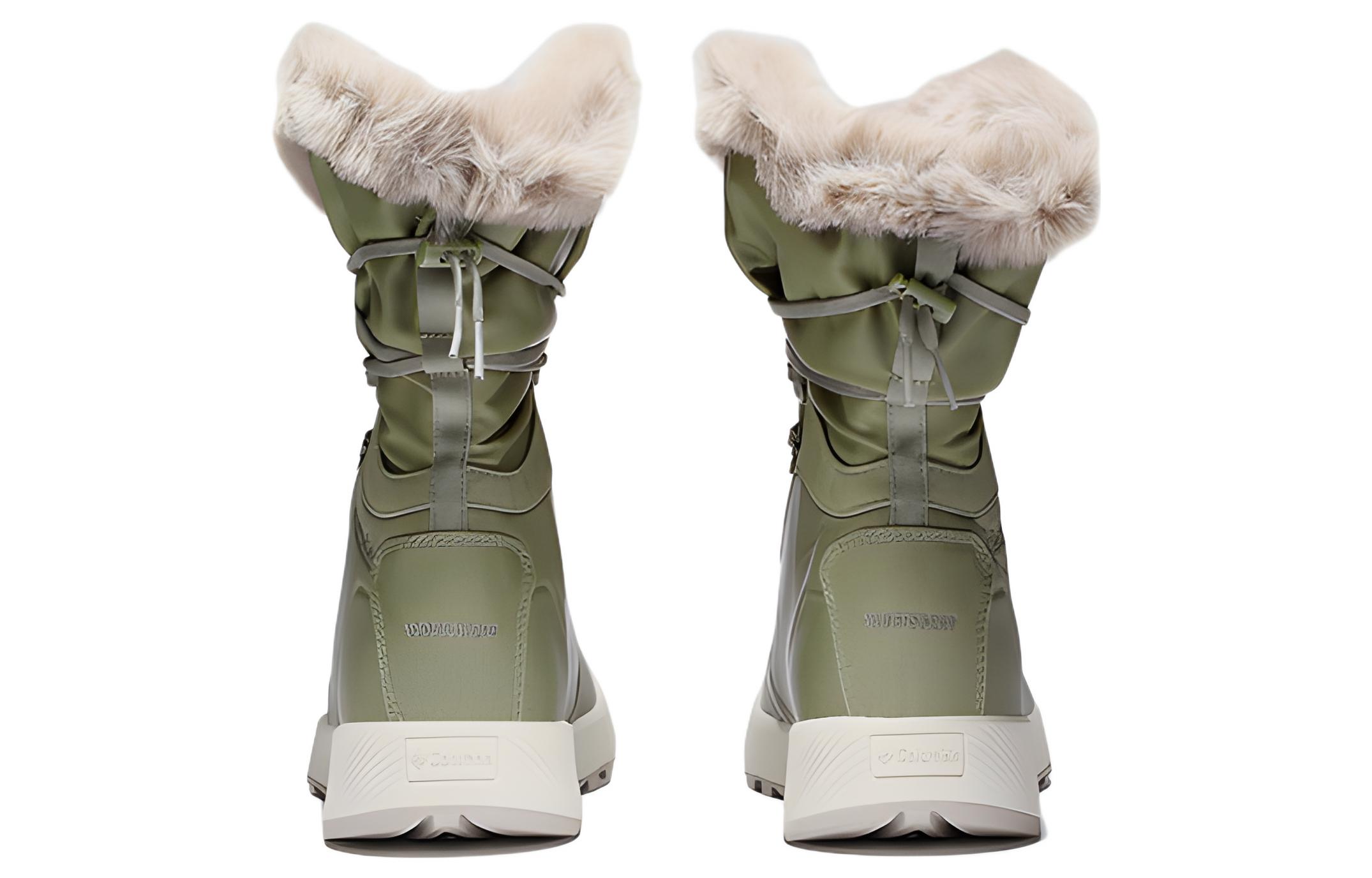 Lookbook (W) コロンビア スノーブーツ 防水ミッド (グリーン) BL0146-353