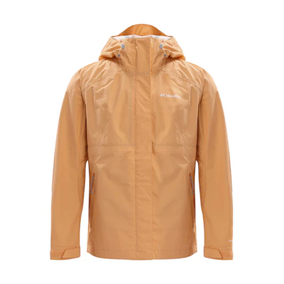(Women) Columbia Solid Waterproof Windbreaker Jacket - Orange WR6914-812