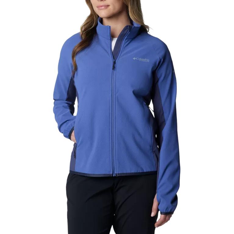 (Women) Columbia Spectre Ridge™ Logo Print Outdoor Zip Jacket - Blue 2072401-593