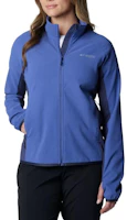 (Women) Columbia Spectre Ridge™ Logo Print Outdoor Zip Jacket - Blue 2072401-593 (Women) Columbia Spectre Ridge™ Logo Print Outdoor Zip Jacket - Blue 2072401-593