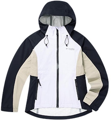 (W) Chaqueta Impermeable Columbia Titanium Series Blanca con Logo y Bloques de Color. WR5567-569 Order (W) Chaqueta Impermeable Columbia Titanium Series Blanca con Logo y Bloques de Color. WR5567-569