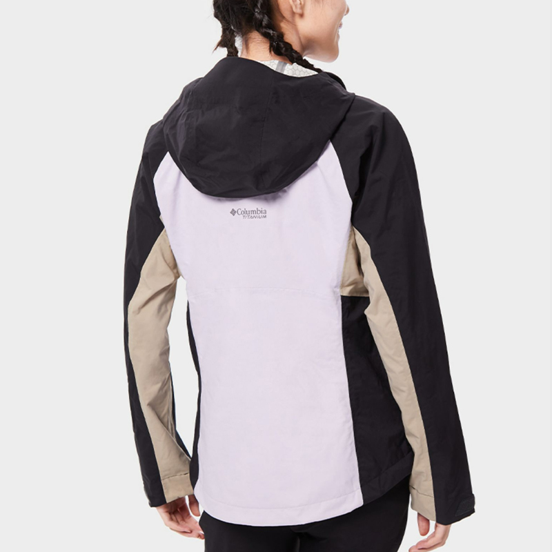 Purchase (W) Chaqueta Impermeable Columbia Titanium Series Blanca con Logo y Bloques de Color. WR5567-569