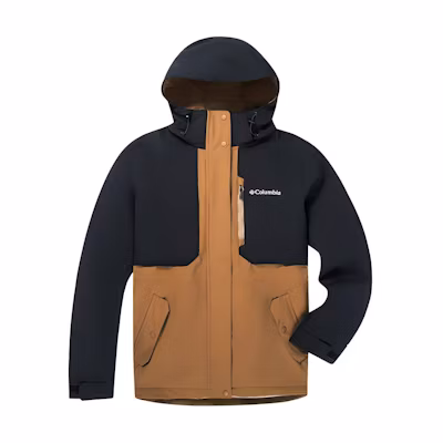 (Women) Columbia Waterproof Breathable Insulated Hooded Jacket Blue/Brown XR3853-224