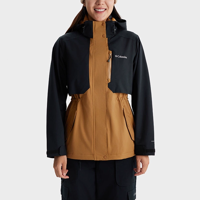 Shop (W) 哥伦比亚防水透气保暖连帽夹克 蓝/棕 XR3853-224