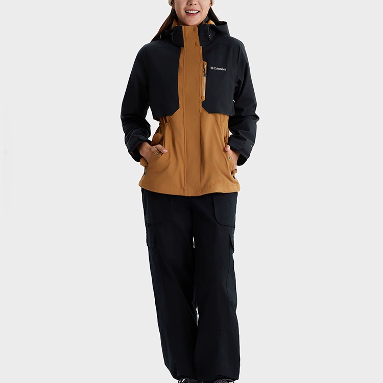 Purchase (W) 哥伦比亚防水透气保暖连帽夹克 蓝/棕 XR3853-224