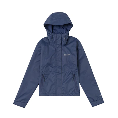(Women) Columbia Waterproof Breathable Outdoor Jacket Blue with Logo Design WR3941-466