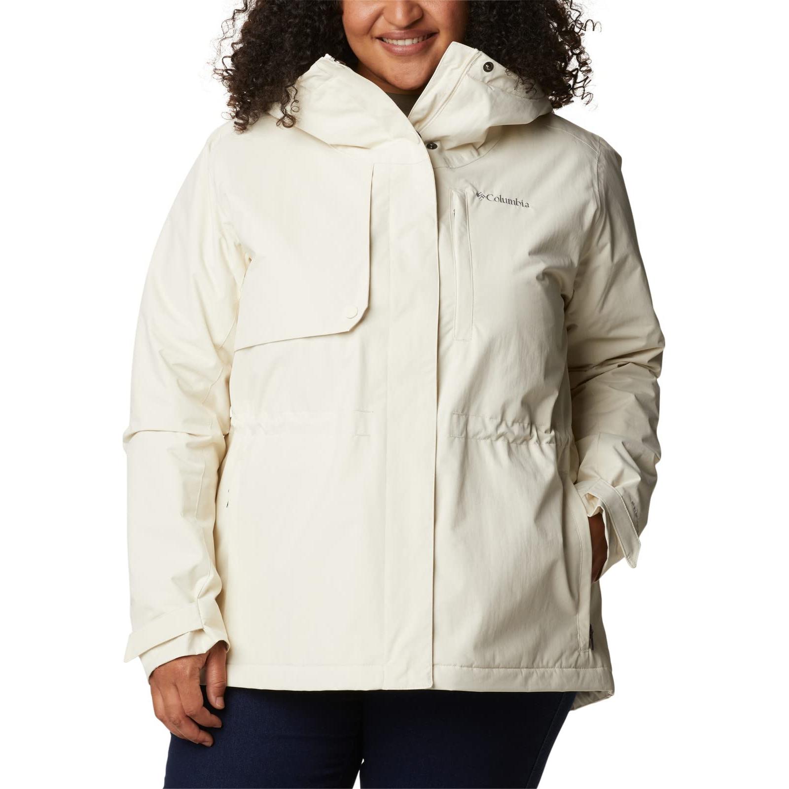 (Women) Columbia Waterproof Thermal Jacket White - Casual Outdoor 2024 Fall/Winter XR3853-191 圖 3