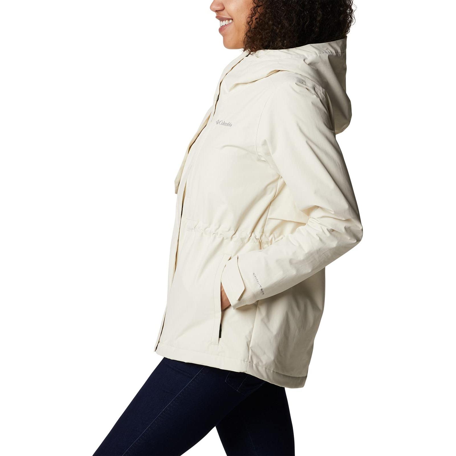 (Women) Columbia Waterproof Thermal Jacket White - Casual Outdoor 2024 Fall/Winter XR3853-191 圖 5