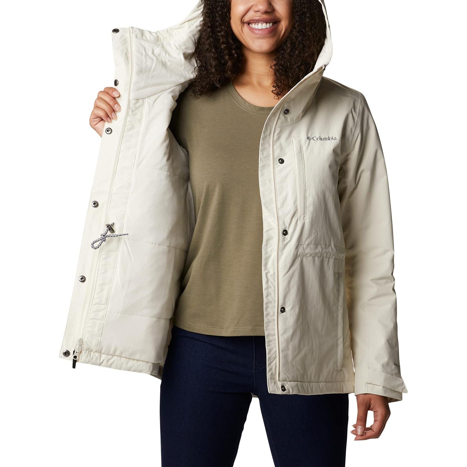 (Women) Columbia Waterproof Thermal Jacket White - Casual Outdoor 2024 Fall/Winter XR3853-191 圖 7