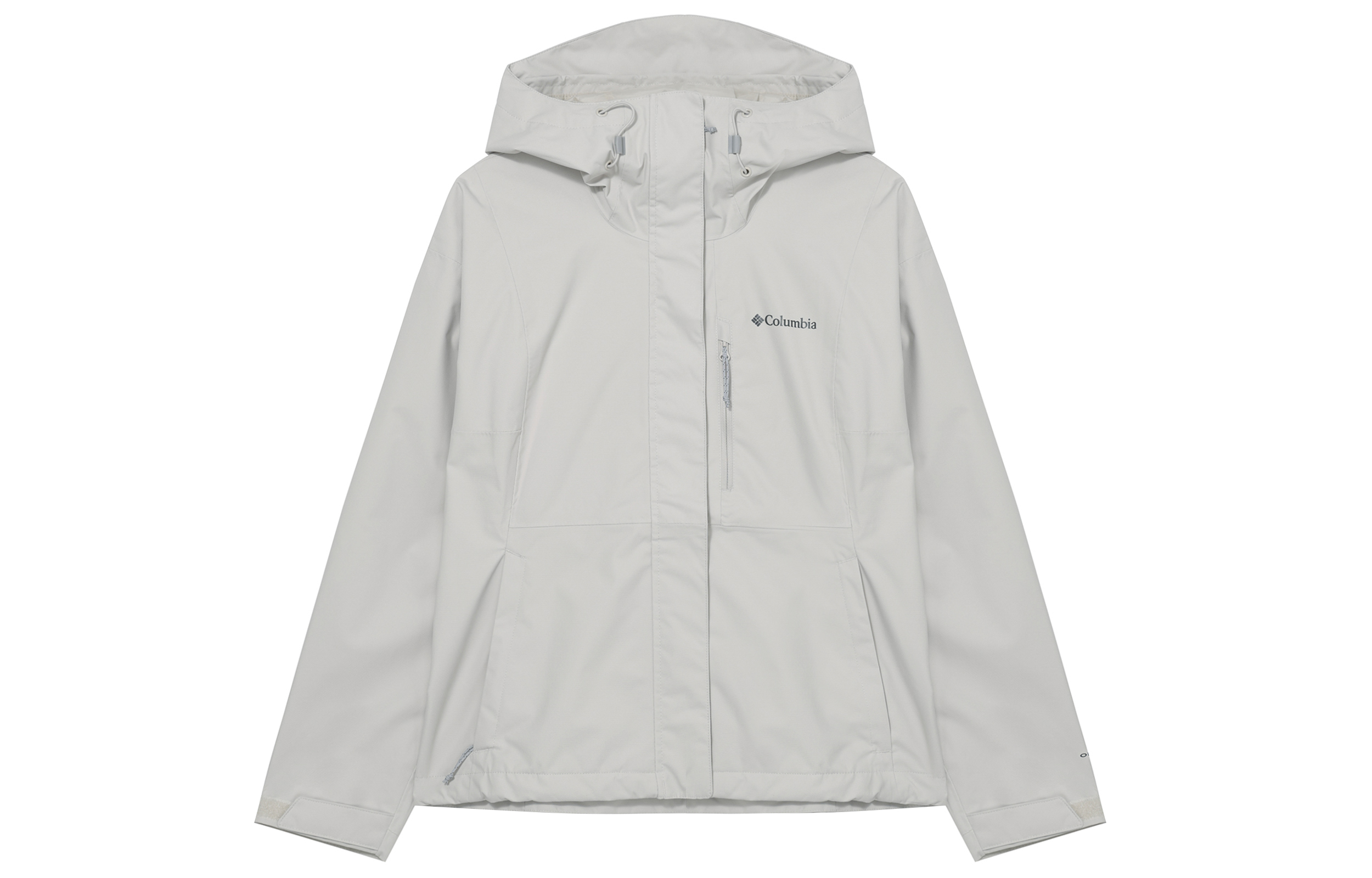 (Women) Columbia Waterproof Windproof Breathable Hooded Hiking Jacket Beige WR0533-278