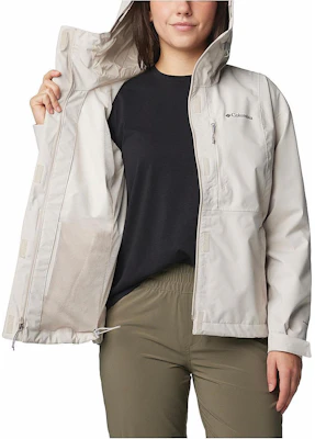 (W) Chaqueta Impermeable Transpirable con Capucha para Senderismo Columbia Beige WR0533-278 Details for (W) Chaqueta Impermeable Transpirable con Capucha para Senderismo Columbia Beige WR0533-278