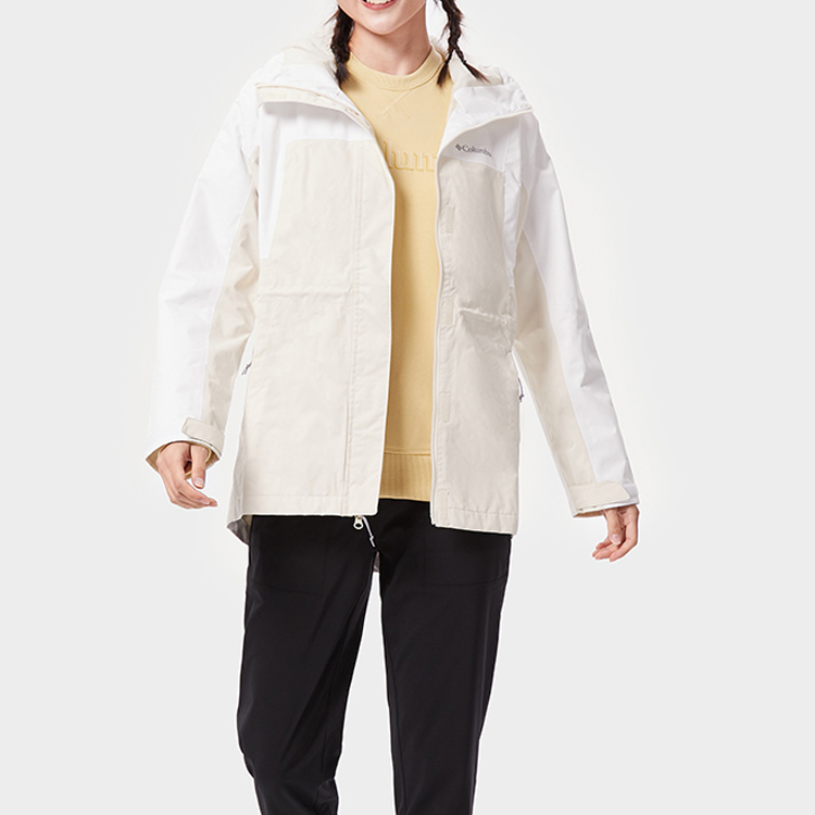 Shop (W) Columbia 防水防風戶外健行外套 - 白色 WR4462-191