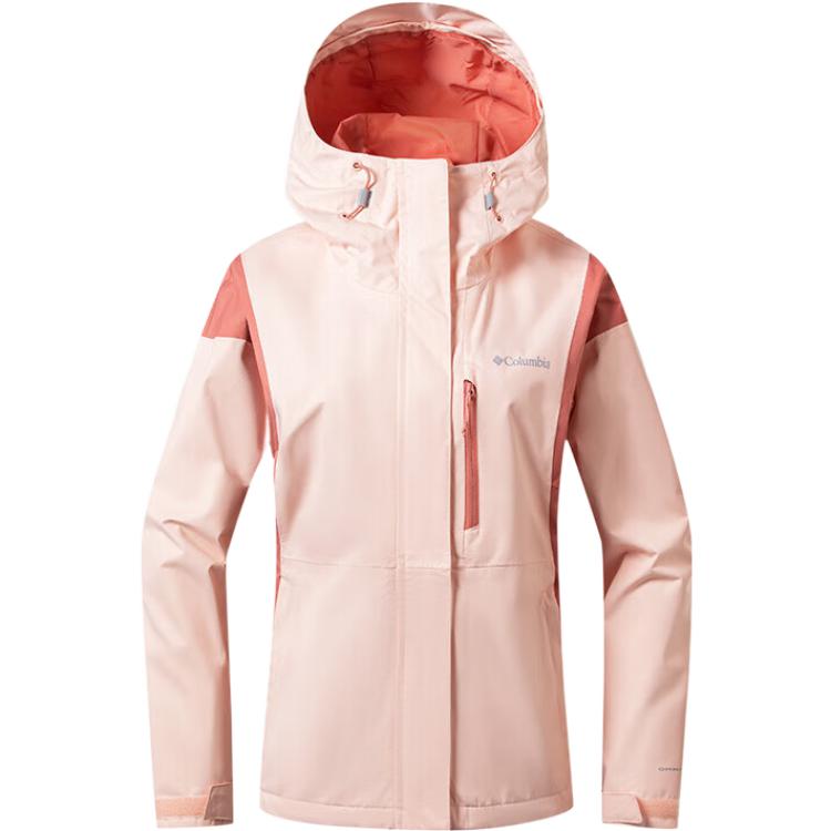 (Women) Columbia Windbreaker Jacket Pink Single Layer Outdoor Sportswear WR1430-890