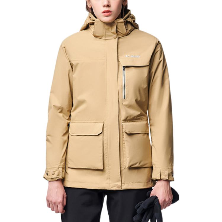 (Women) Columbia Yellow 3-in-1 Jacket with Solid Print Logo and Large Pocket PL7209-244 圖 3