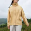 Lookbook (W) Columbia Jaket Hiking Kuning Waterproof dengan Hoodie Lipat dan Logo WR9074-292