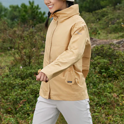 (W) Columbia Jaket Hiking Kuning Waterproof dengan Hoodie Lipat dan Logo WR9074-292 Purchase (W) Columbia Jaket Hiking Kuning Waterproof dengan Hoodie Lipat dan Logo WR9074-292