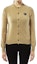 Shop (Women) Comme Des Garçons CDG Play Beige Wool Cardigan with Black Heart Logo. AZ-N023-051-3