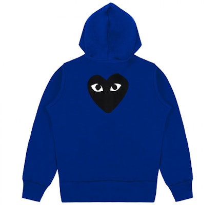 (Women) Comme Des Garçons CDG Play Big Heart Zip Hoodie Navy Blue. AZ-T253-051-2 Lookbook (Women) Comme Des Garçons CDG Play Big Heart Zip Hoodie Navy Blue. AZ-T253-051-2