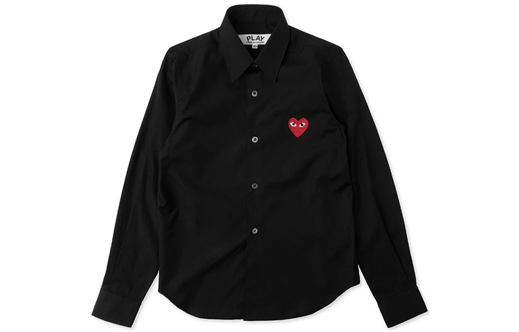 Order (Women) Comme Des Garçons CDG Play  Black Shirt with Red Heart Logo. AZ-B001-051-1