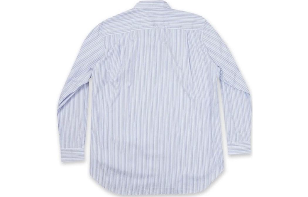 Lookbook (W) Comme Des Garçons CDG Play 藍色條紋愛心刺繡長袖襯衫 AZ-B009-051-1